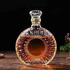Decanter with stopper and stand