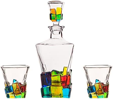 Kolorowa, ręcznie malowana karafka