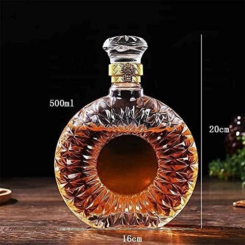 Karafka z korkiem i stojakiem