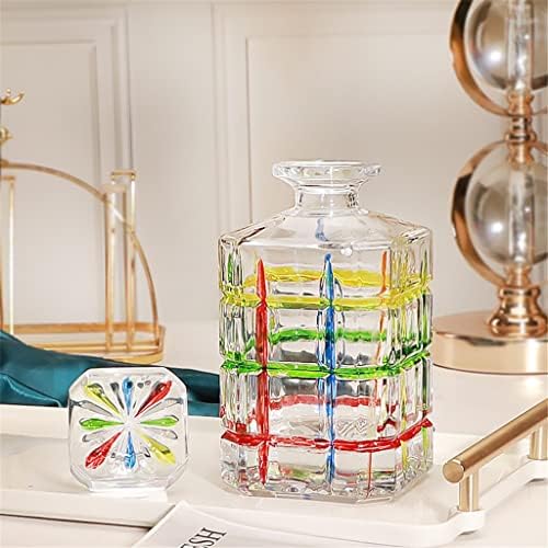 Kolorowa, ręcznie malowana karafka