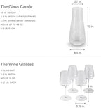 Fable: a decanter and 4 glasses