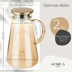 Szklana karafka 2 l – złota