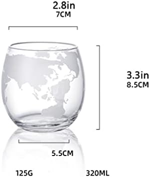 Karafka okręt z kompletem szkła